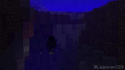 Minecraft 1.17 but you jumped in a lake | Caves and Cliff Snapshot Meme