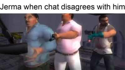 jerma grinds chat into meat