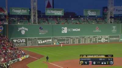 [Highlight] [Highlight] Bob Walk calls his shot on the broadcast and is immediately correct in predicting Canaan Smith-Njigba's 2 run double off the Green Monster