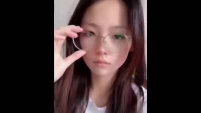 Take off your glasses