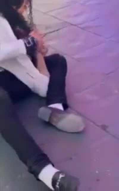 Michael Jackson Impersonator Puts Man In A Chokehold