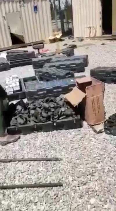 Taliban seizing US military weapons in kabul