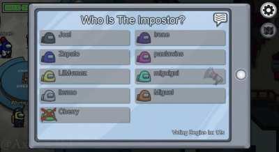 Los Admins jugando al among us