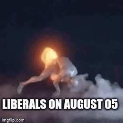 Liberals are burninng