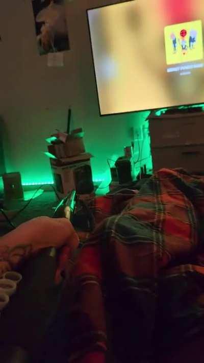 imagine getting drunk and *not* shooting homemade airsoft shells in your room