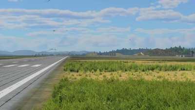 Su-25 players performing a realistic Russian take off