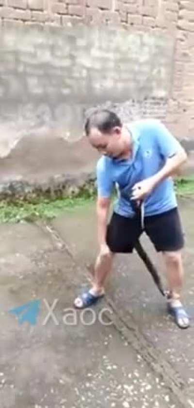 play with a snake, get bitten pt 2