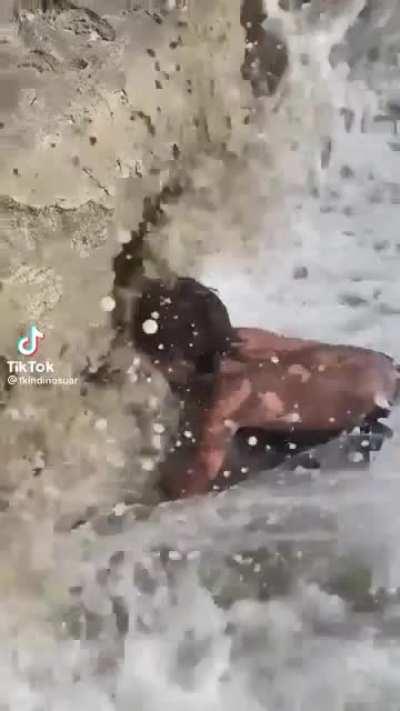 He definitely found something