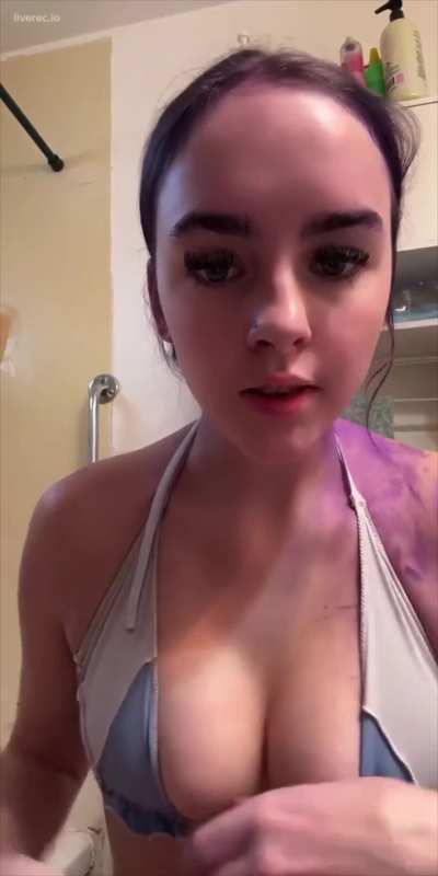 Cutie slips a nip