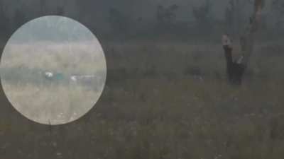 RU POV: Russian snipers killed Ukrainian soldier.