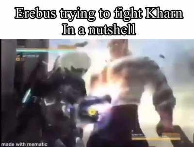 The little fucking dweeb couldn’t even touch Kharn