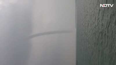 Video: Tornado Hits Odisha's Famous Chilika Lake, Sparks Awe, Then Panic