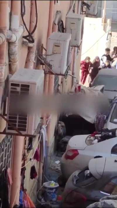 Israel told people inside al-Rantisi children's hospital to evacuate. 

They came out waving white flags and then the Israeli military shot at them.