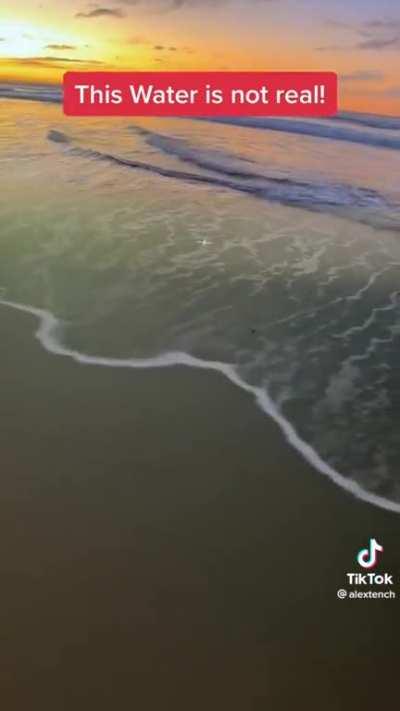 The water isn’t real.