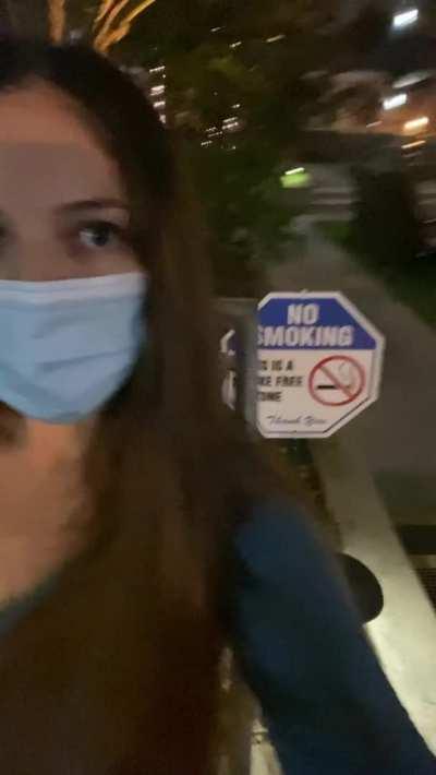 Distraction in the parking lot [GIF]