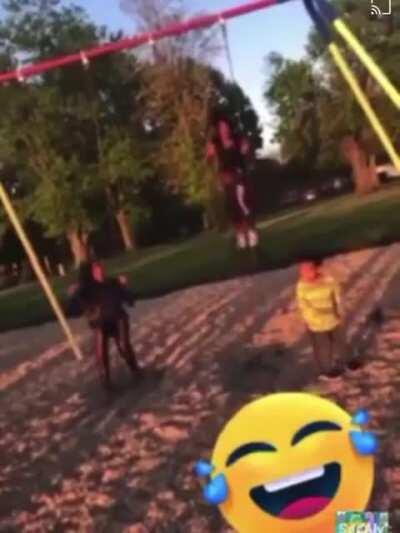 Sometimes life gives you a second change. But this kid did not appreciate that.