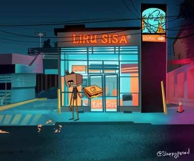 Hice una Animación 2D sobre un post que vi aquí hace unos días. Photo de @cassiusxwithanxiety