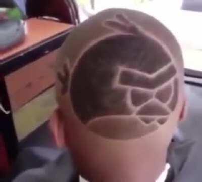 Angry bird cut template