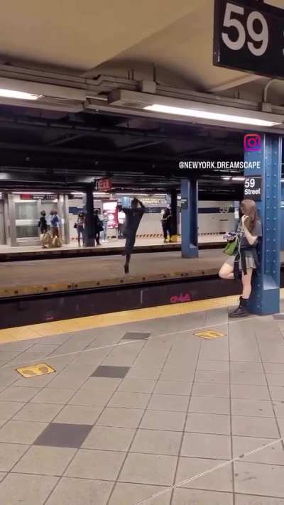Leaping over subway lines? No problem!