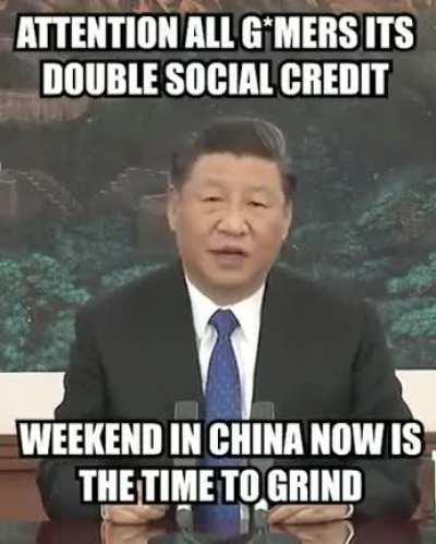 regain your lost social credits now citizens!!!