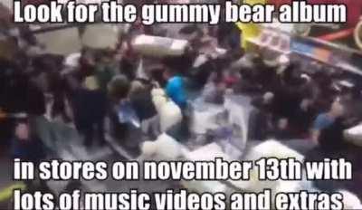 Look for the gummy bear album