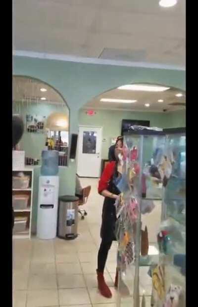 Black Lives Matter activists intimidate an Asian nail salon in Milwaukee.