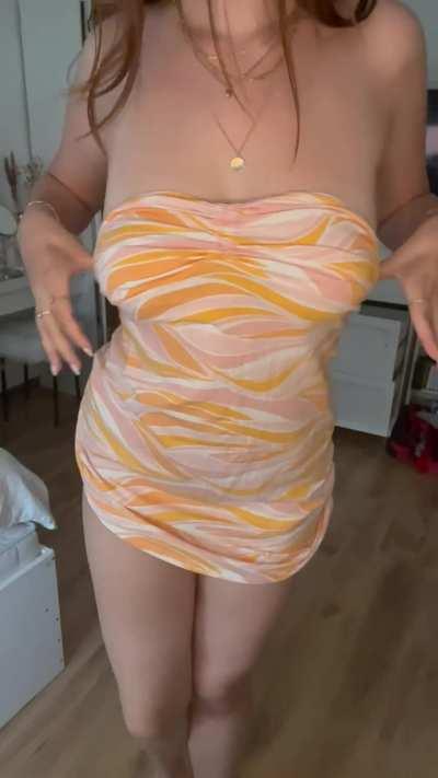 My boobs are... fill the missing word