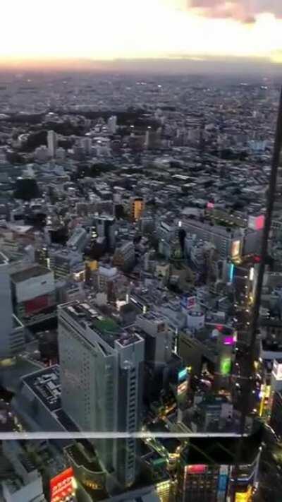 View from Umeda Sky building in Osaka
