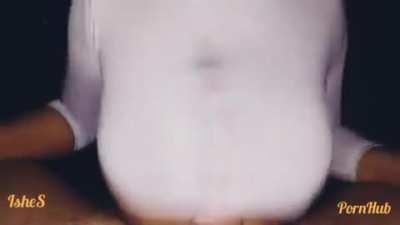 TitFuck & Cum In Her Shirt | Ishes