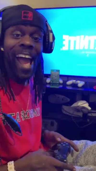 He loves fortnite 😳