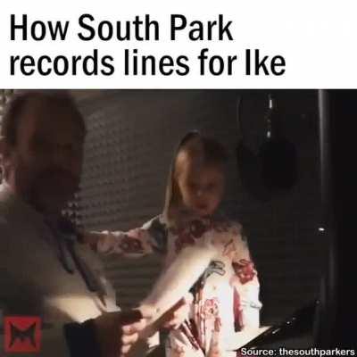 How South Park records lines for Ike character