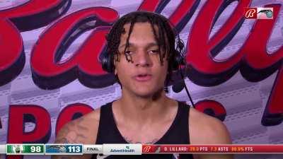 [Highlight] Paolo Banchero in the postgame interview: 