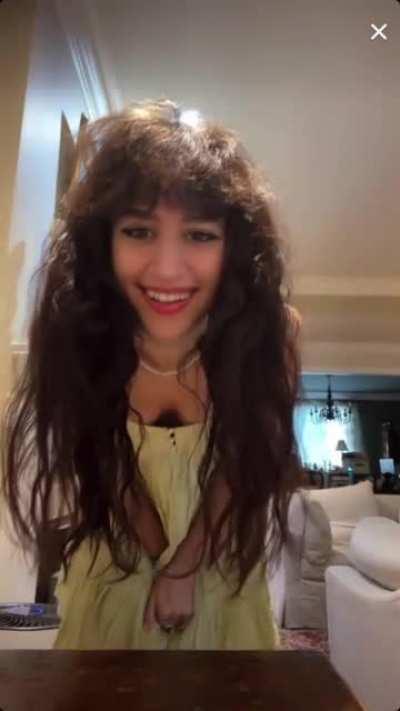 she wasn’t wearing panties