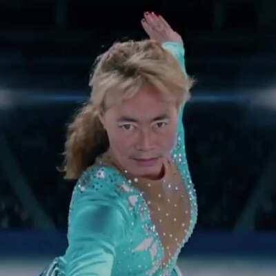 Thanks, I hate George Takei as a sexy ice skater...