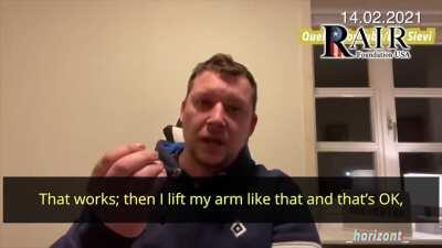 German guy ridicules vaccine skeptics, then suffers paralysis from the covid-19 vaccine