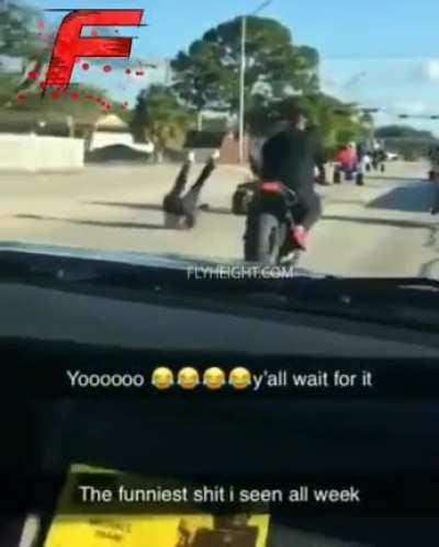 The guy who's filming makes this perfect!