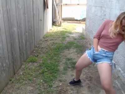 Fingering And Squirting In Her Pants!