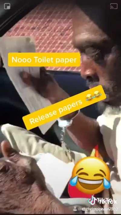 He was inmate of the month. 😂