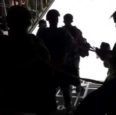 SBS Operators conducting Static Line Jumps with their MWD's 🐶 *Repost*