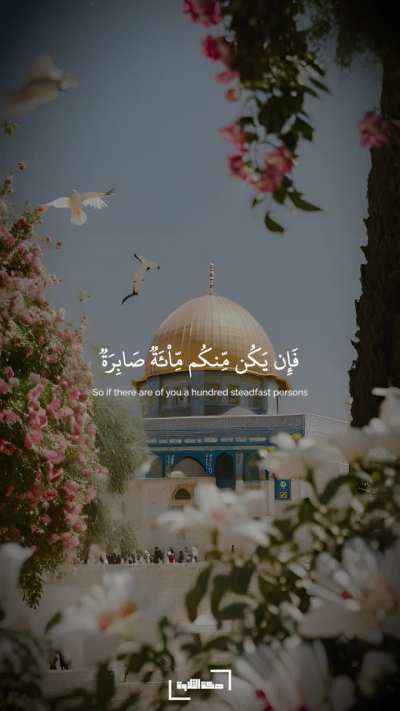 Inshallah, they will be the victorious, and Allah is with the patient ones...