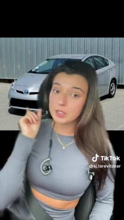 Entitled woman insults men for having regular cars