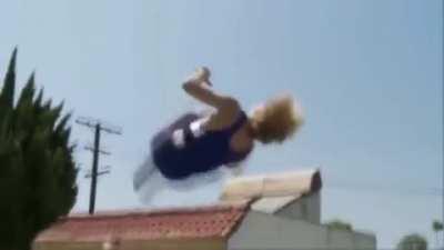 catching laptop with butt