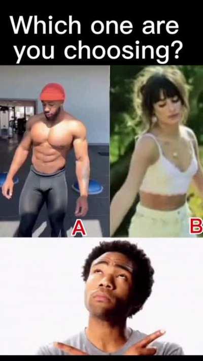 A or B