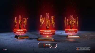 Heirloom twice in a row, I think it’s a one in 25,000 chance statistically