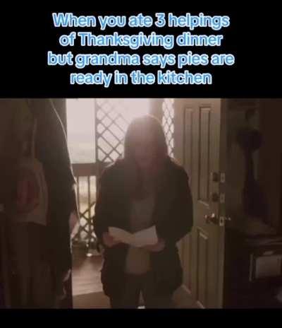 Uncle Shane always saves a little room