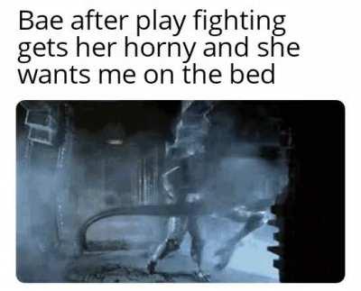 She has the strength of God's when she's like this