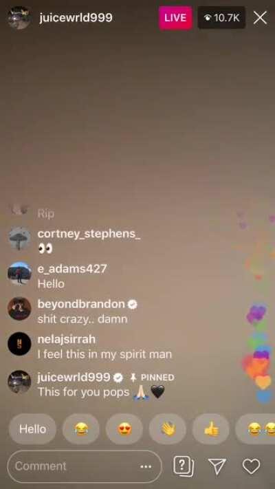 Juice livestream I recorded from June 2019 🐐