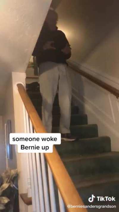 Bernie being the type of grandfather we all love