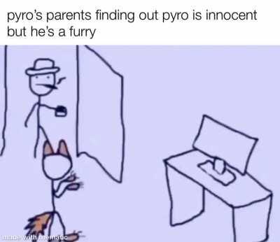 Kudos to pyro for talking openly about his fetishes big love furry man