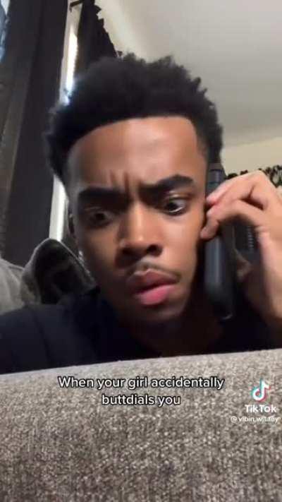 Room too dark he couldn’t tell her voice was a man voice